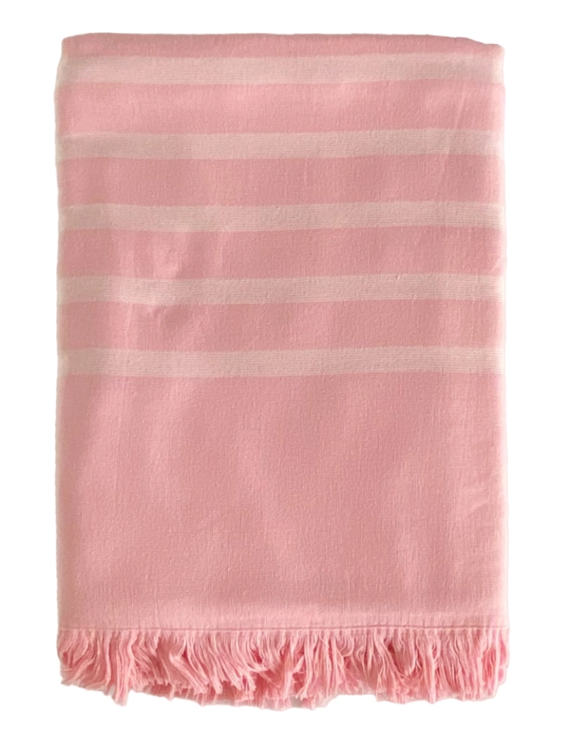 imagem de Fouta forrada com tecido felpudo Alanya Candy 90x160 400g/m1