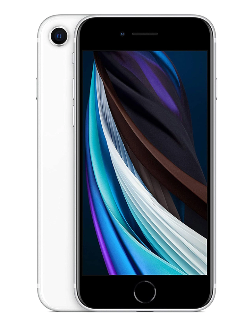 Apple - Apple iPhone SE (2020) 64GB White Grau A+