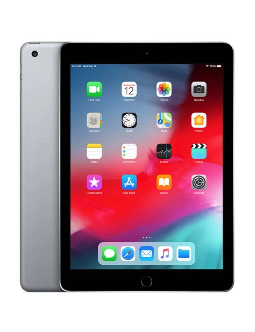 Apple - Apple iPad 9.7(2018) 128GB WiFi Grau A