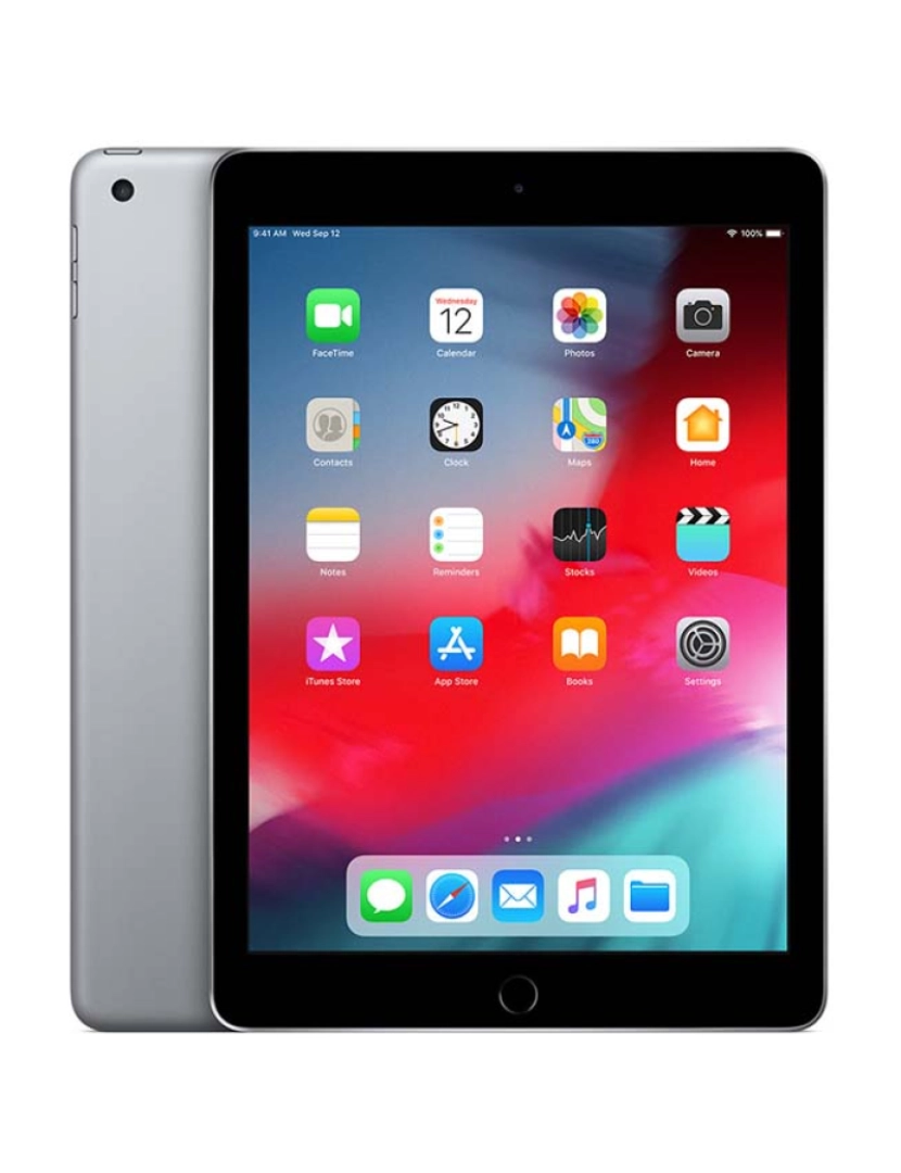 Apple - Apple iPad 9.7(2018) 128GB WiFi Grau A Grau A