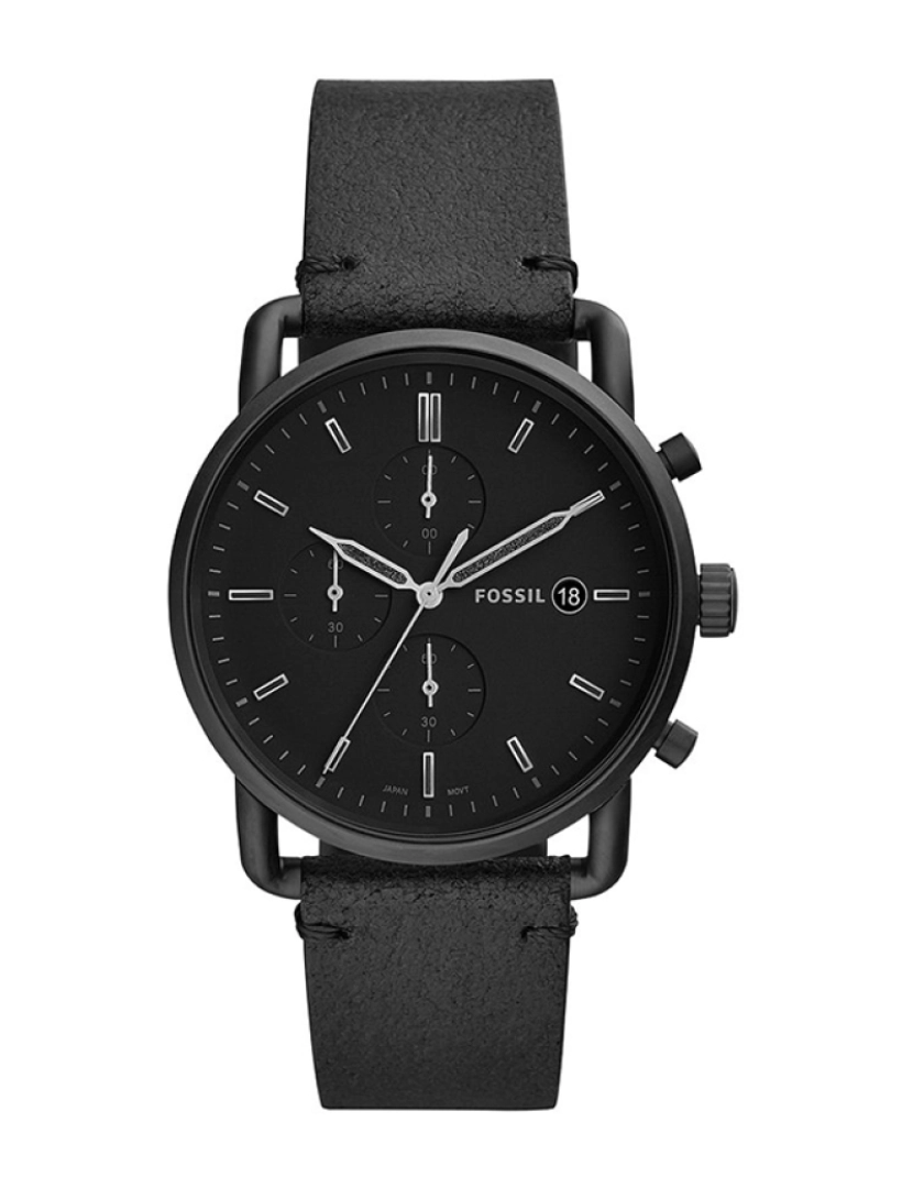 Fossil - Relógio Fossil Commuter Homem Preto