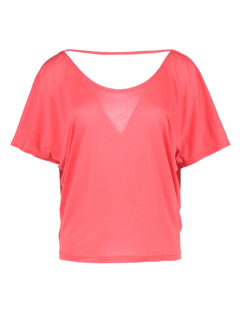 Conquista - Coral Drape Back Top