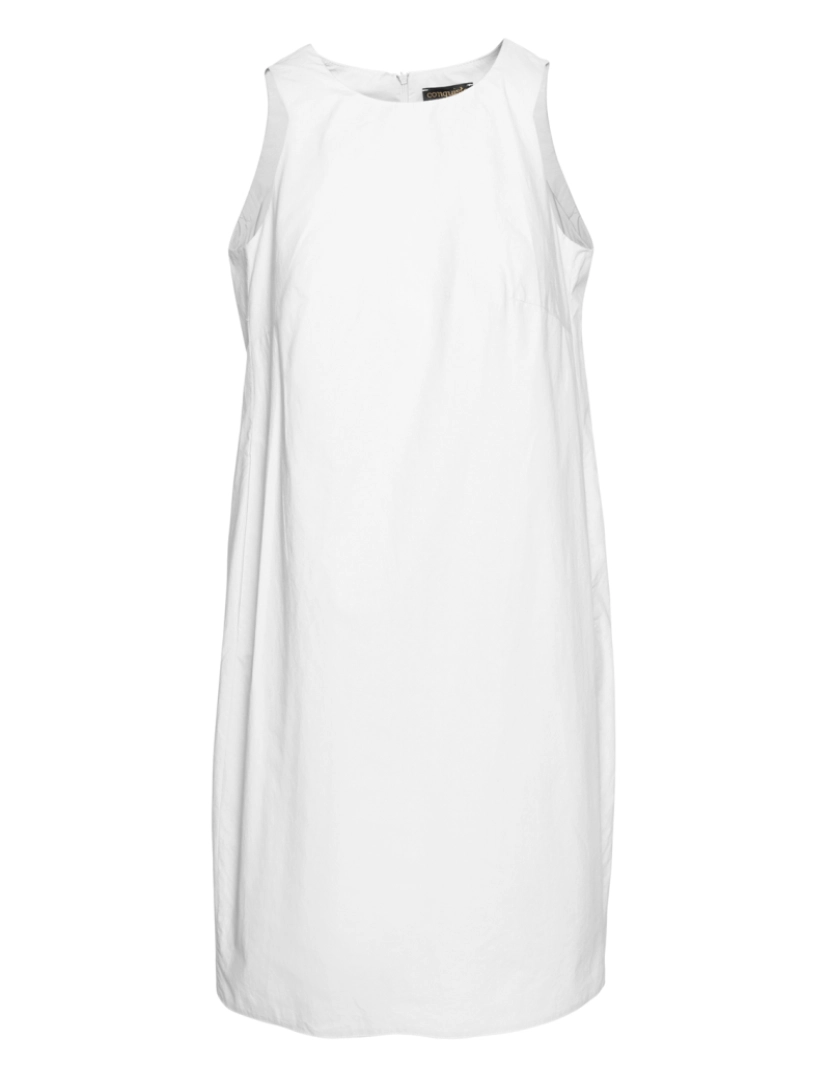 imagem de Vestido de cetim de algodão branco1