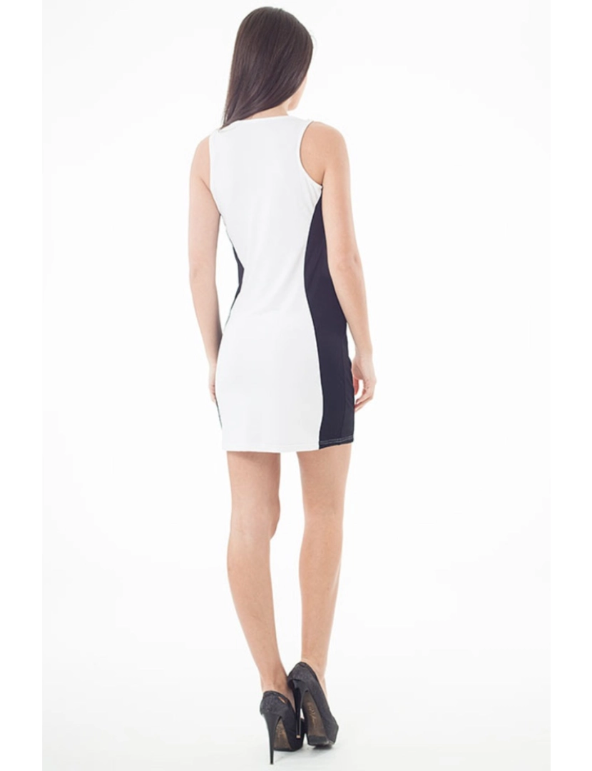 imagem de Dois Tone Bodycon Vestido2