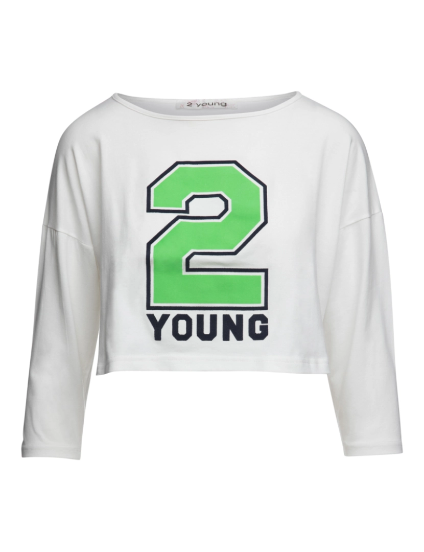 imagem de 2-Young Crop Top Off-White1