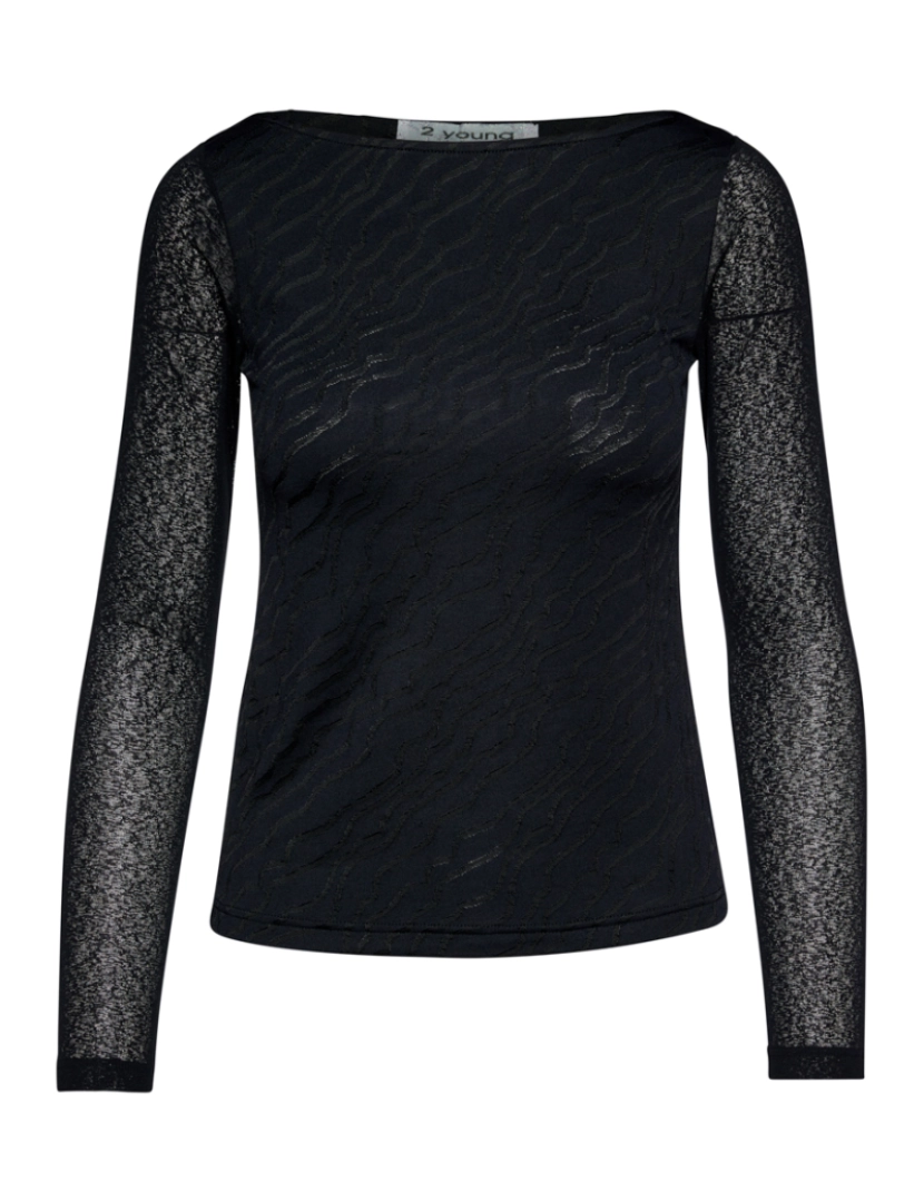 Conquista - Lace Detalhe manga comprida Top