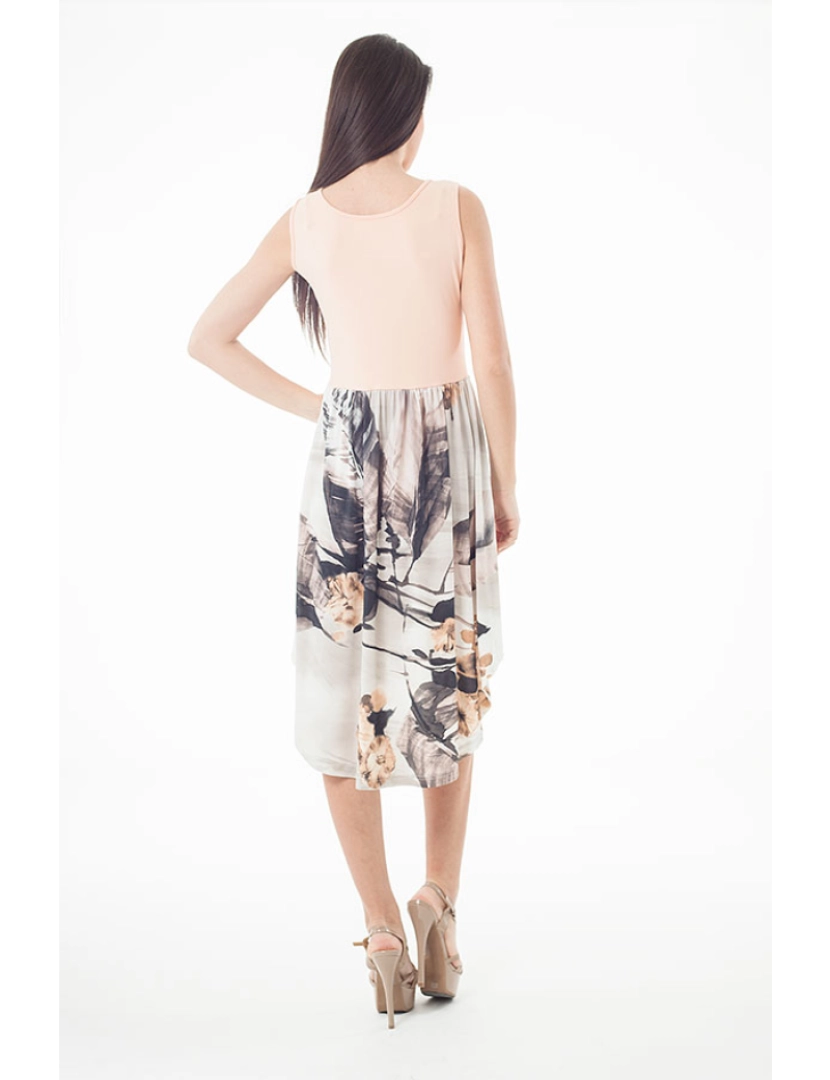 imagem de Print High Low Hem vestido2