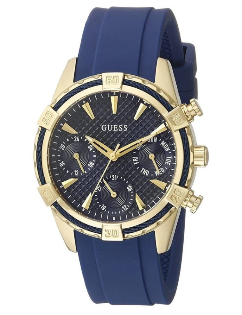 Guess - Relógio Guess Senhora Azul e Dourado