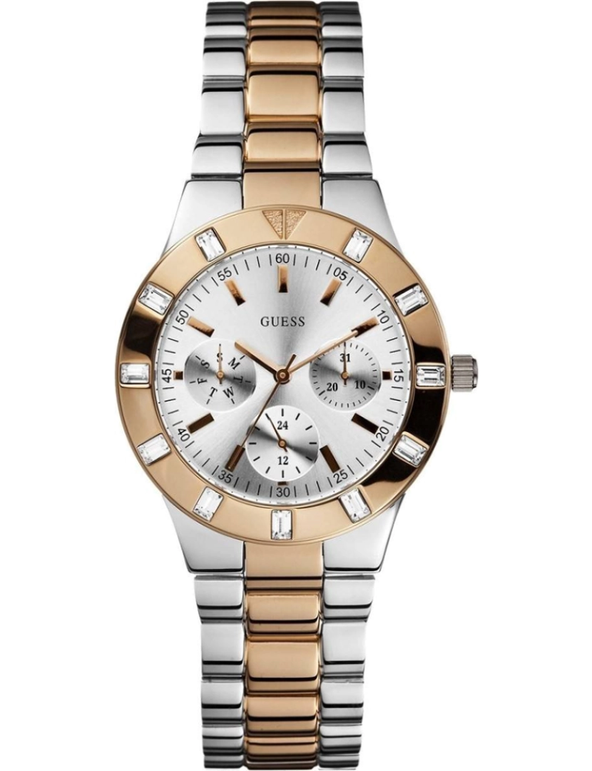 Guess - Relógio Guess Senhora Prateado e Rose Gold