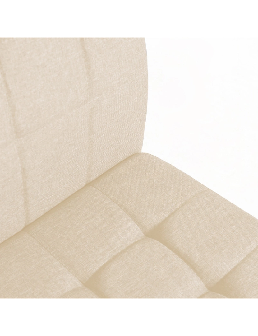 imagem de Pack 4 Cadeiras Lan Tecido - Beige4