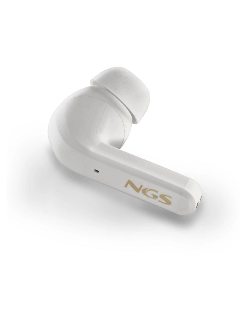 imagem de NGS ARTICA TROPHY WHITE: Auscultadores True Wireless com tecnologia de redução de ruído ANC, controlos táteis, auscultadores brancos.9