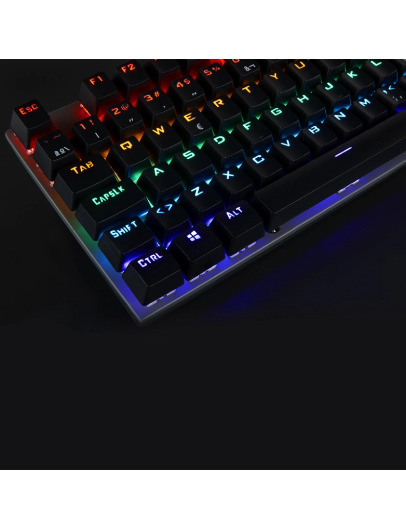 imagem de NGS GKX-500: TECLADO COMPLETO GAMING. ILUMINAÇÃO LED, TECLAS PROGRAMÁVEIS, METÁLICO, ANTIGHOSTING. PS4/ PS5/ XBOX One / XBOX X/S. Plug & Play9