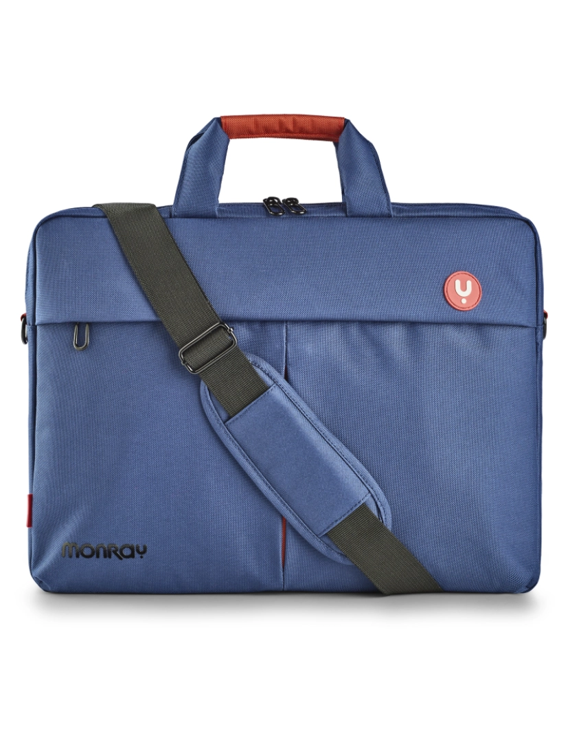 imagem de NGS Monray Seaman: Bolsa de transporte e proteção para portátil até 15,6" com amplo bolso externo. Cor azul.3