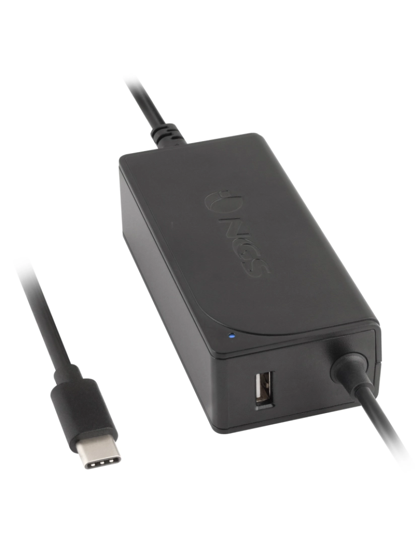 NGS - NGS TYPE C LAPTOP CHARGER W-60WCARREGADOR TIPO C DE 60 W UNIVERSAL - USB 5V/2A
