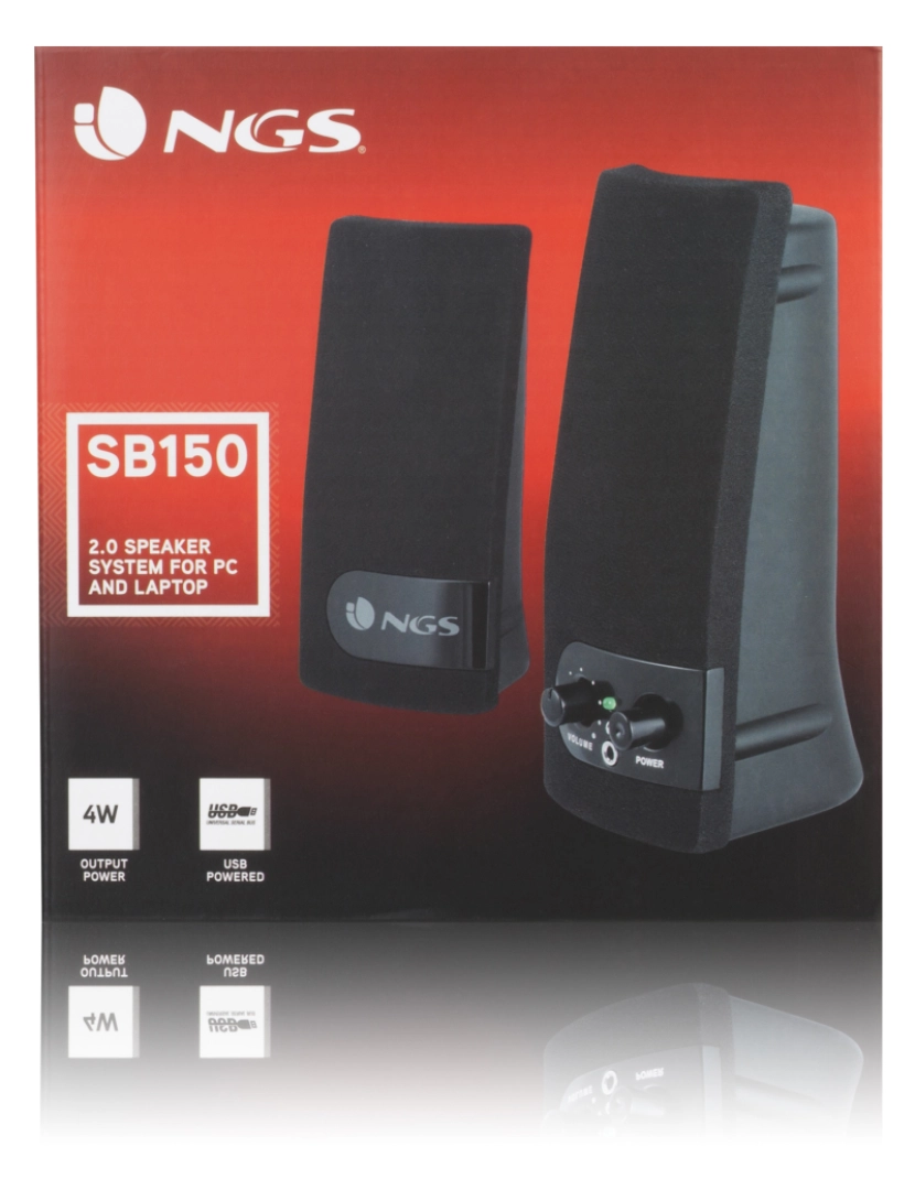 imagem de NGS MULTIMEDIA 2.0 SPEAKER SB1502.0 RMS: 2W (1W+W1)-saída audio, alimentação USB- interruptor on/off - volume6