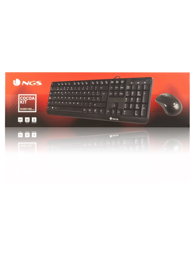 imagem de NGS WIRED SET COCOA KITCONJUNTO MULTIMEDIA DESKTOP COM FIOS?5