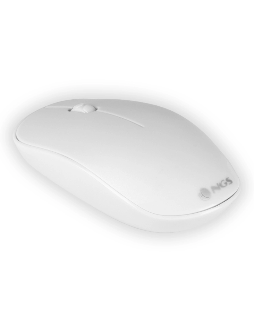 imagem de NGS FOG WHITE: WIRELESS MOUSE RATO 2.4 GhZ,2 BOTOES+SCROLL. Branco.2