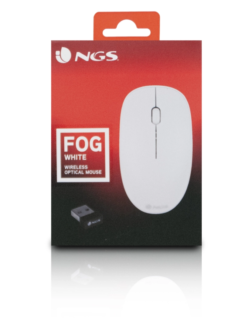 imagem de NGS FOG WHITE: WIRELESS MOUSE RATO 2.4 GhZ,2 BOTOES+SCROLL. Branco.4