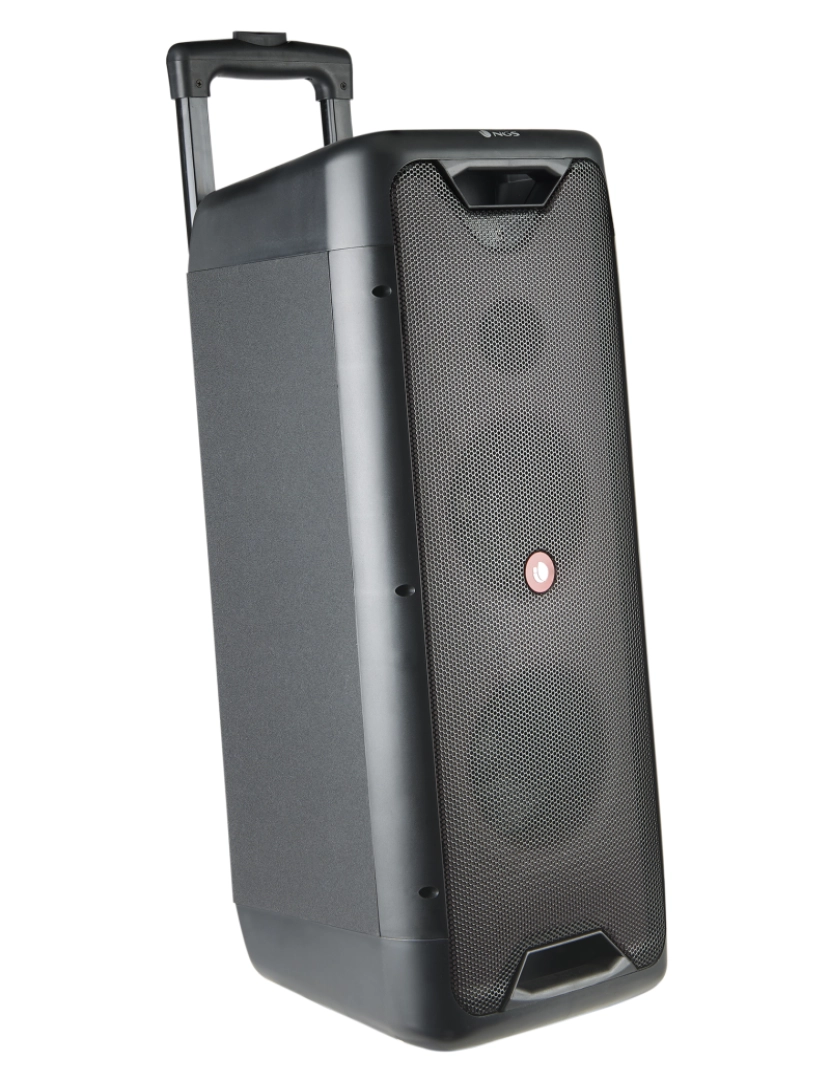 imagem de NGS Wild Rave 2: Altifalante portátil compatível com tecnologia Bluetooth-TWS-200W USB-AUX IN. 10 hrs autonomia. luzes LED. microfono3