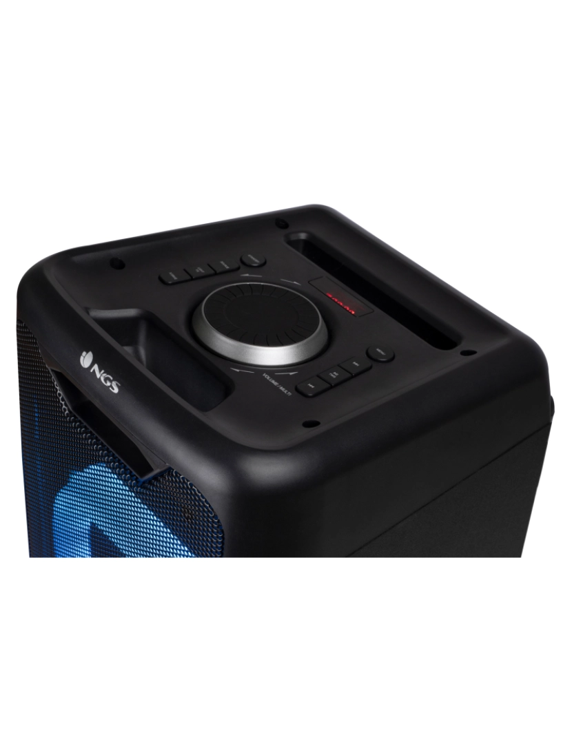 imagem de NGS Wild Rave 2: Altifalante portátil compatível com tecnologia Bluetooth-TWS-300W USB-AUX IN. 10 hrs autonomia. luzes LED. microfono9