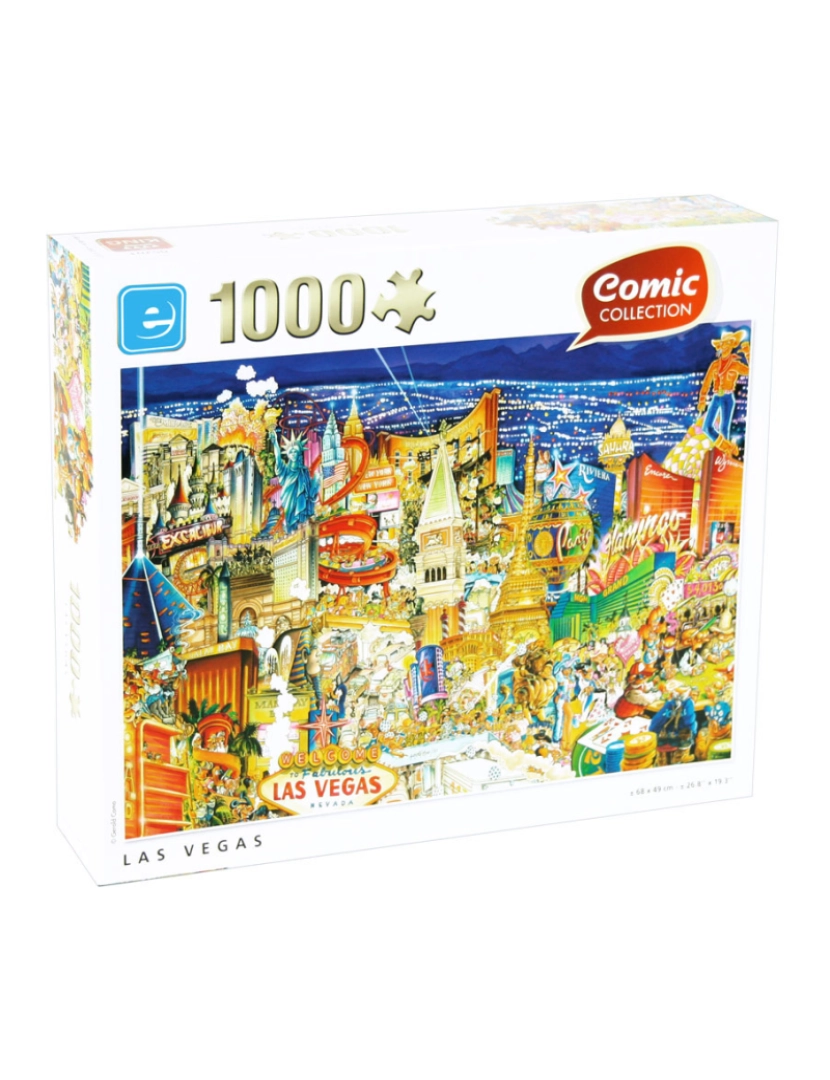 Europrice - Puzzle 1000pcs Comic Las Vegas