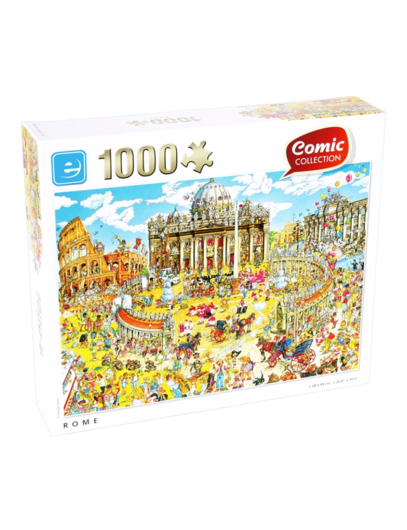 Europrice - Puzzle 1000pcs Comic Roma