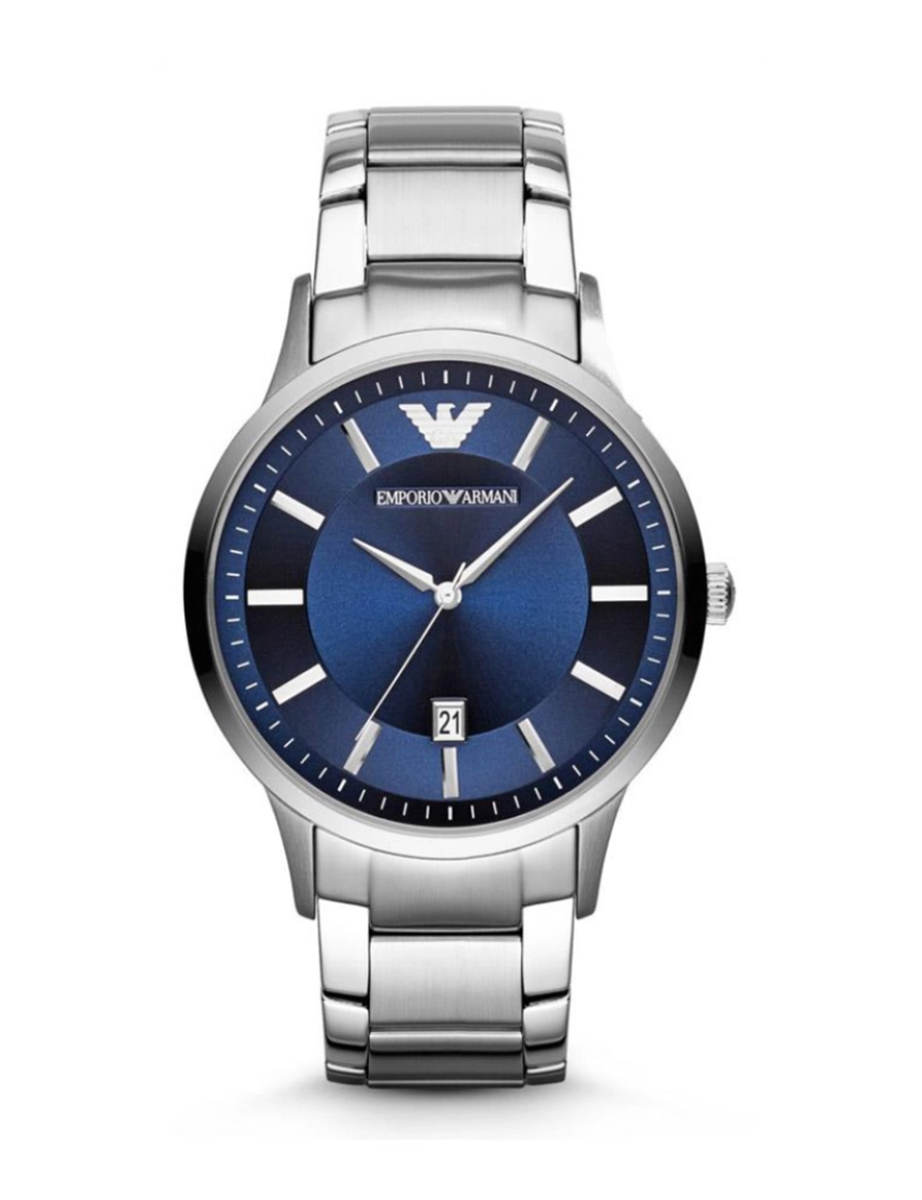 Armani - Relógio  Emporio Classic Homem Prateado e Azul