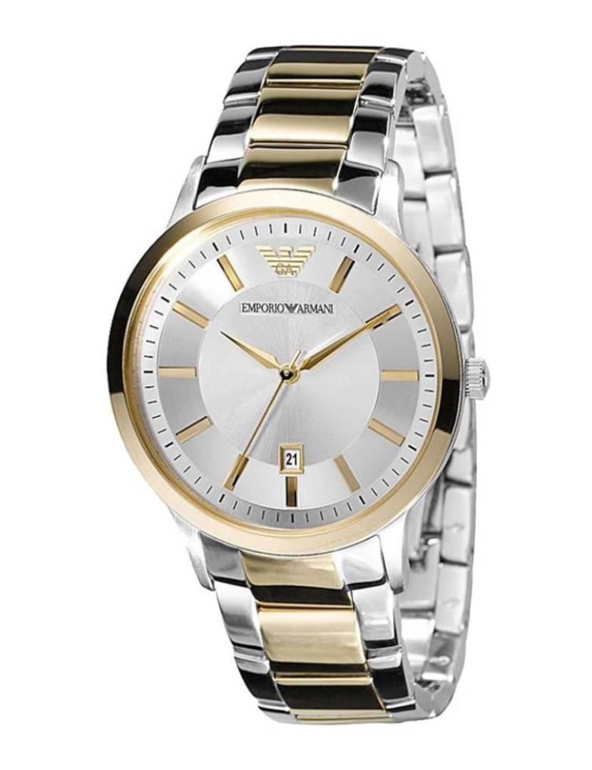 Armani - Relógio Emporio Armani Homem Classic Prateado e Dourado