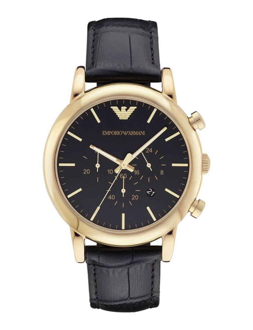 Armani - Relógio Emporio Armani Homem Holiday Prateado e Dourado