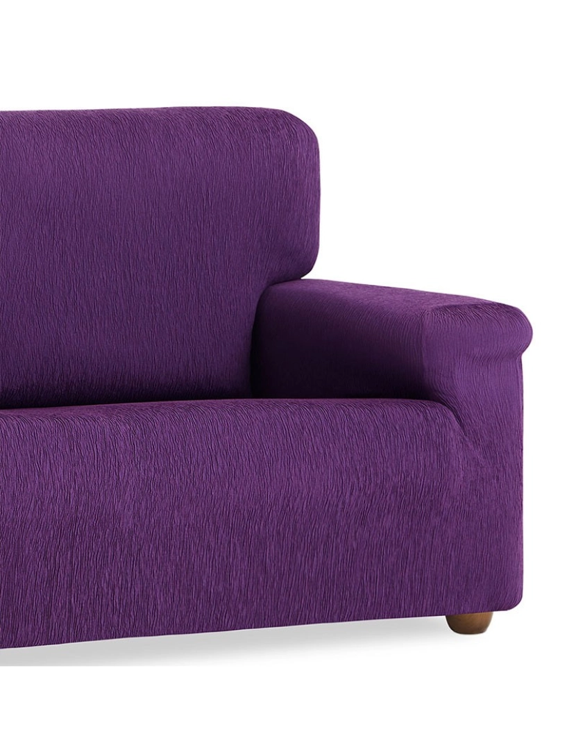 imagem de Capa de sofá elástica Vega, MALVA. Capa para sofá ajustável de 1 lugar em tecido elástico.2