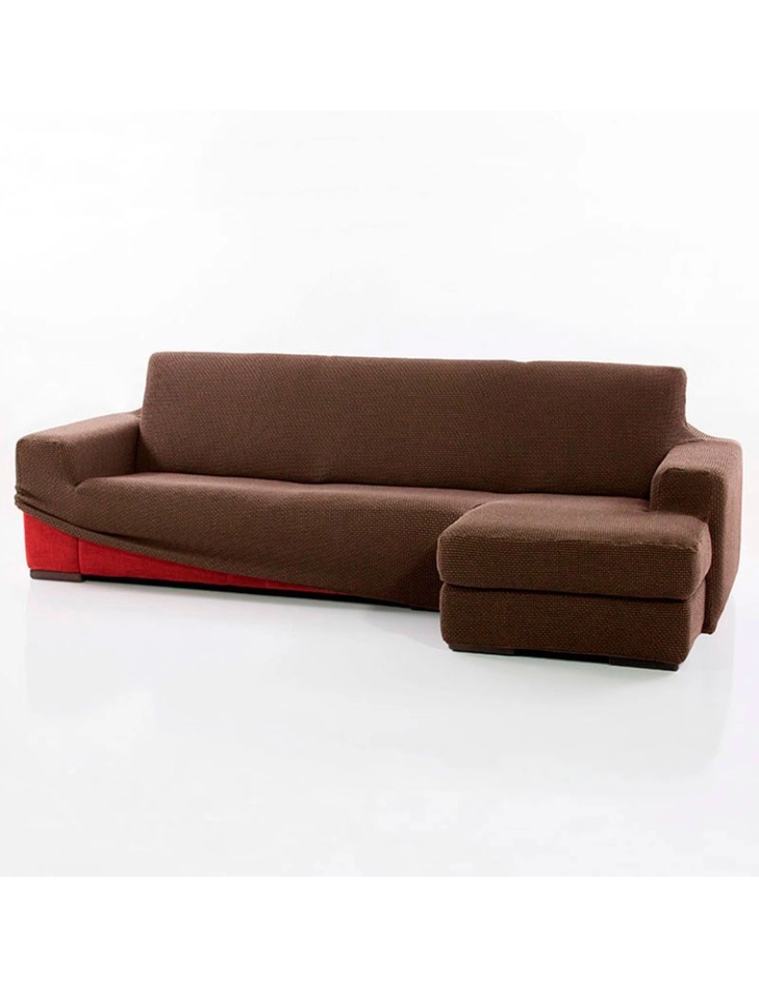 Capa para Sof Chaise Longue Super El stico Relive Bra o Direito