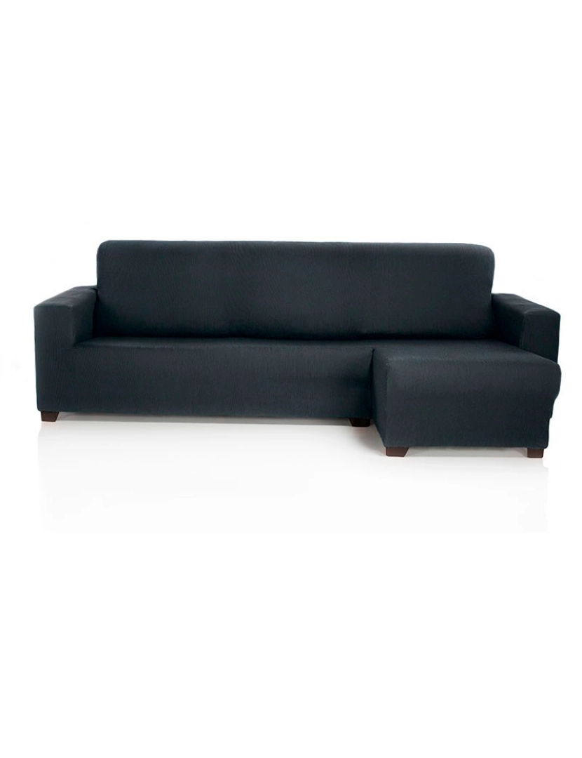 imagem de Capa para sofá chaise longue elástica Strada Braço direito curto, CINZA. Capa para sofá chaise longue elástica para sofá1