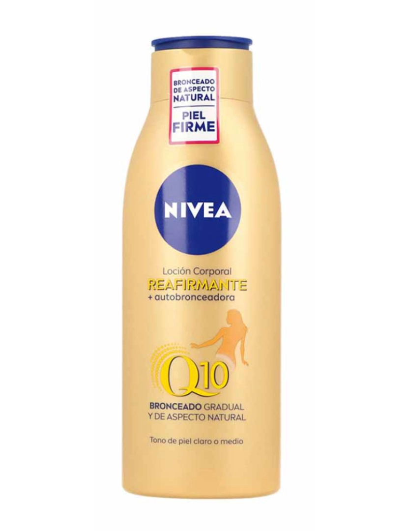 NIVEA - Q10+ reafirmante e autobronzeador body milk 400 ml