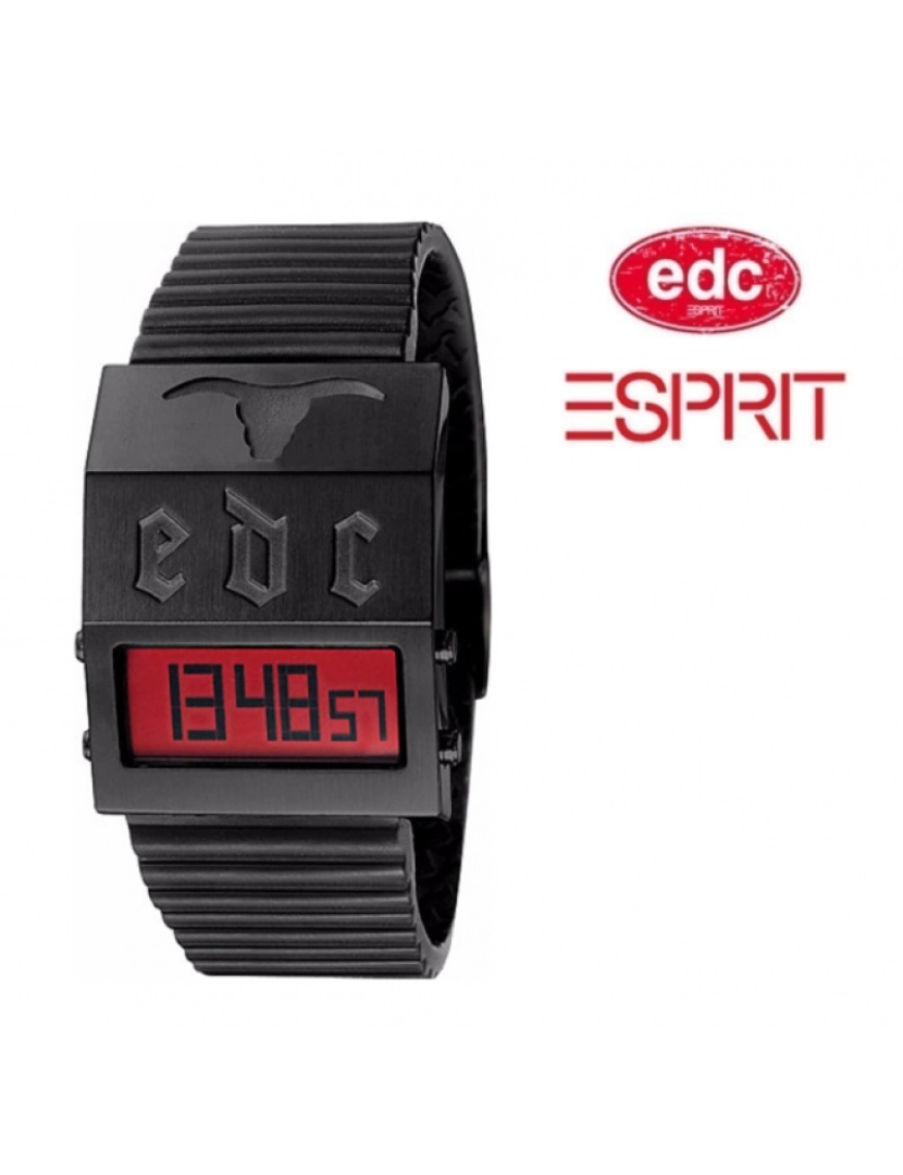 Edc By Esprit - Relógio EDC by Esprit Cowboy Midnight Dark Black