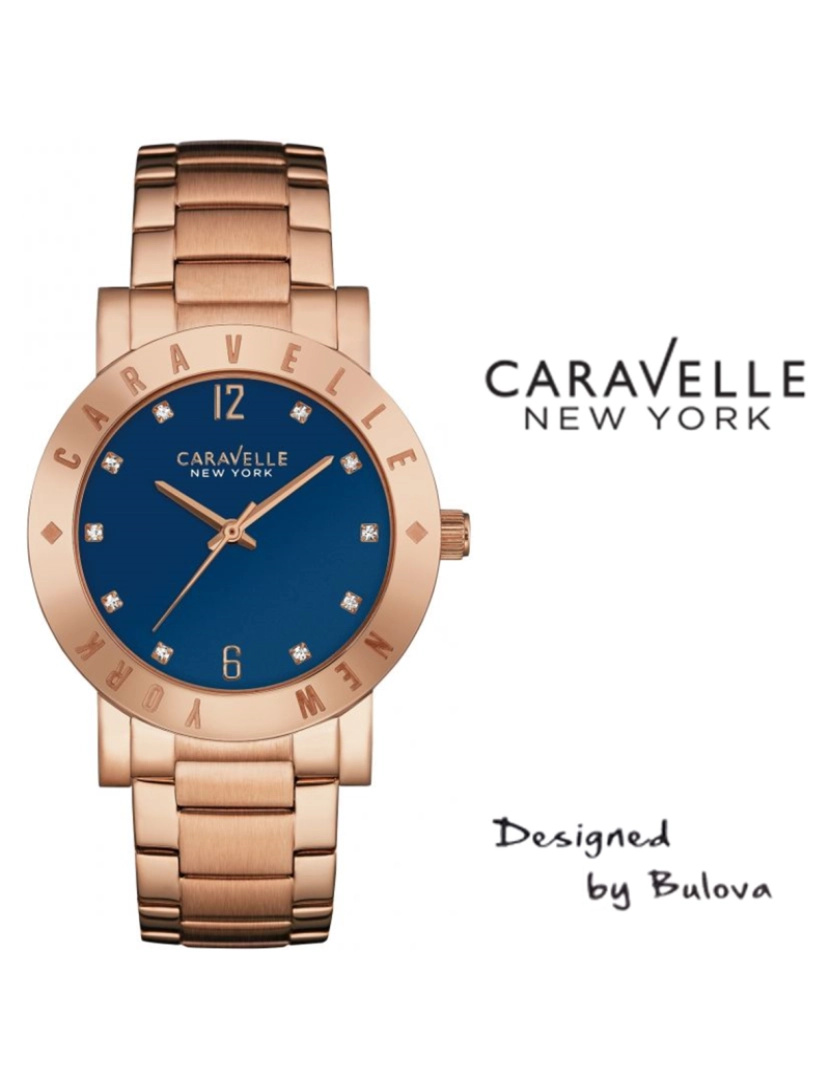 Caravelle New York - Relógio Caravelle New York 44L202 - Designed by Bulova