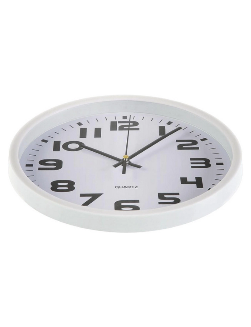 imagem de Relógio de Parede Plástico (3,8 x 25 x 25 cm) Branco3