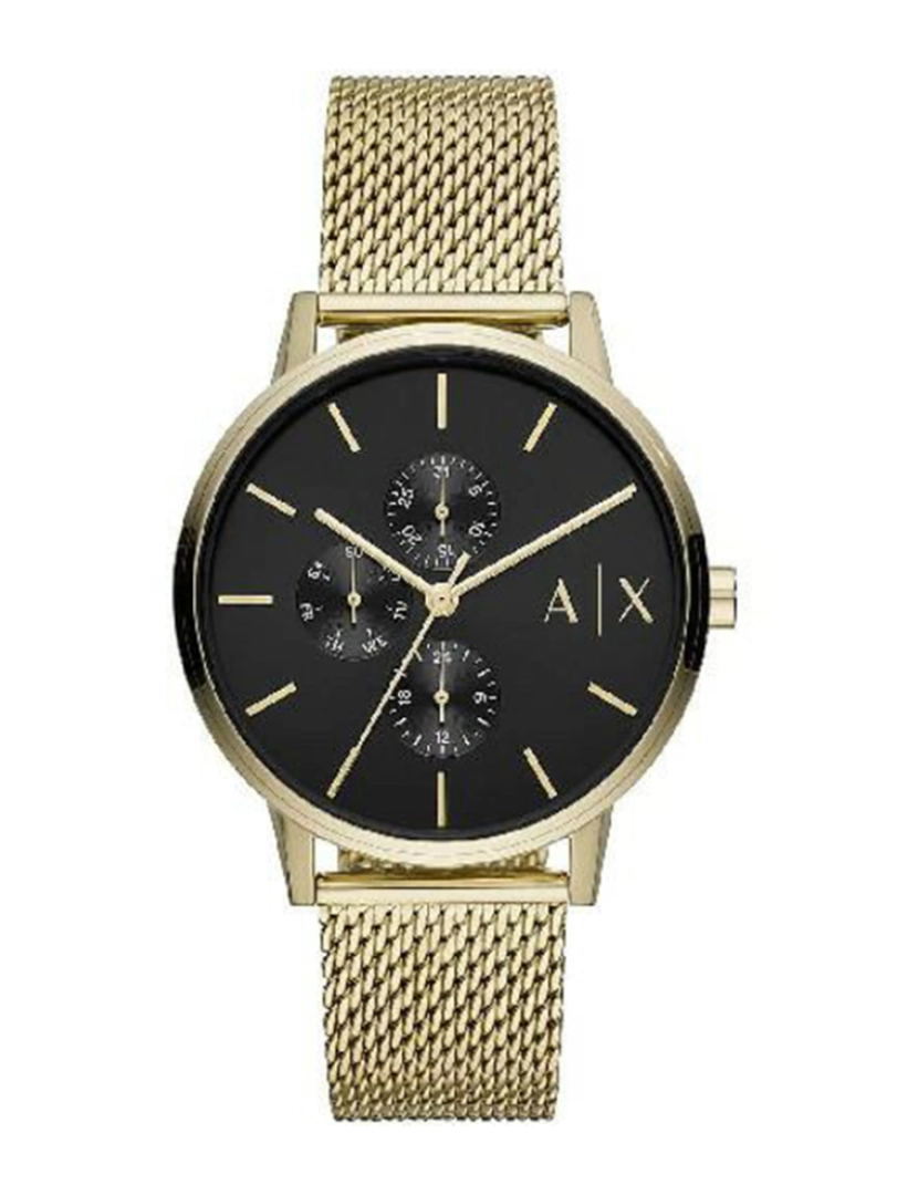 Armani - Relógio Homem Dourado e Preto