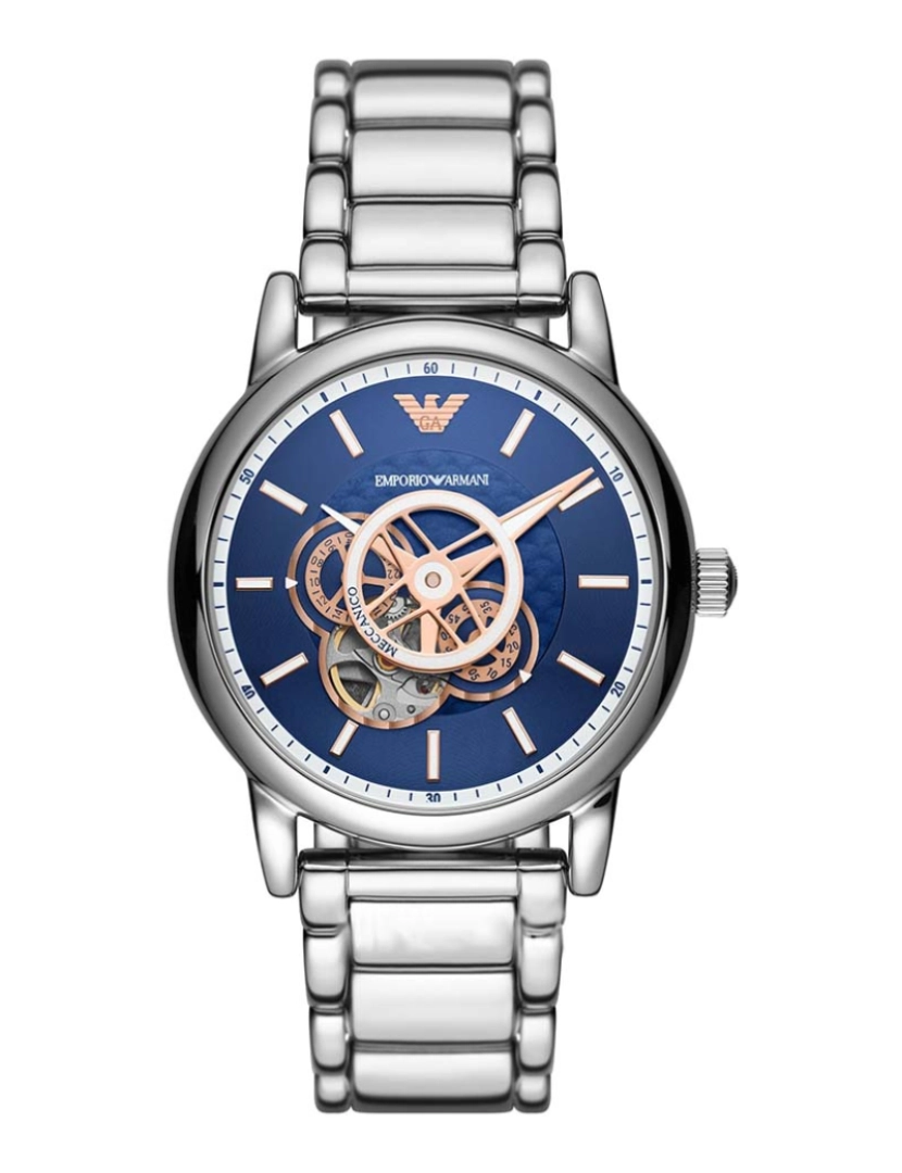 Armani - Relógio Homem Prateados e Azul 