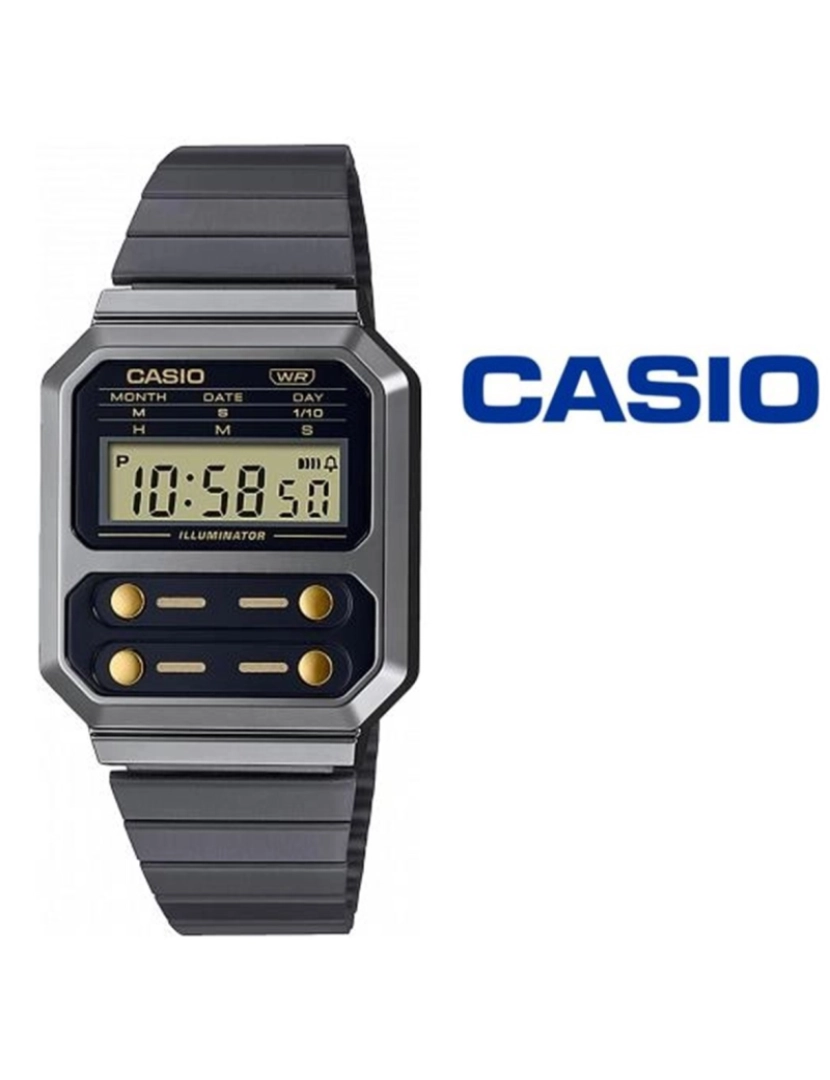 Casio - Relógio Casio A100WEGG-1A2EF