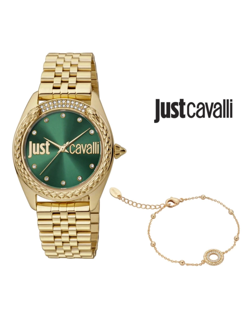 Just Cavalli  - Relógio Just Cavalli + Oferta Pulseira JC1L195M0075