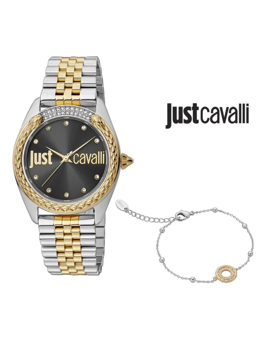 Just Cavalli  - Relógio Just Cavalli + Oferta Pulseira JC1L195M0105