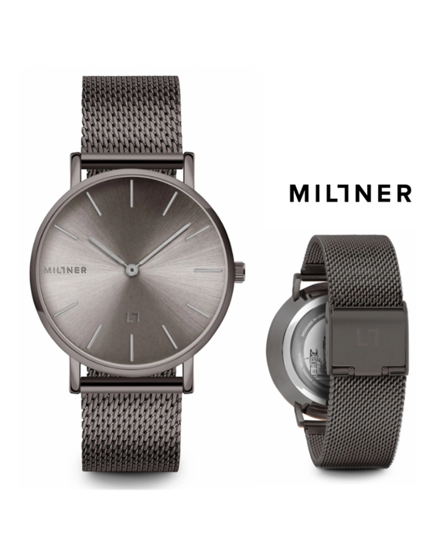 Millner - Relógio Millner 2504468 Mayfair Graphite 36mm