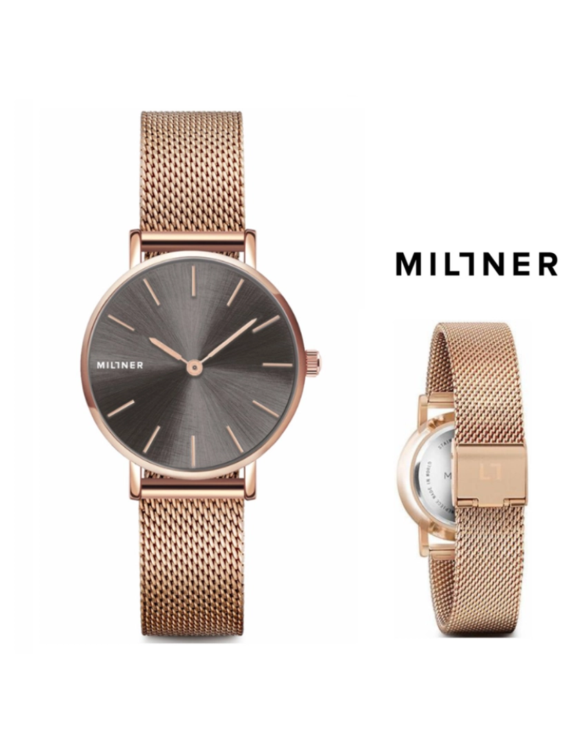 Millner - Relógio Millner Mini 2504857 Rose Graphite 28mm