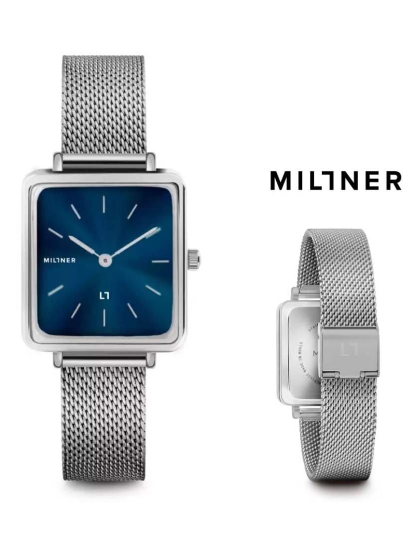 Millner - Relógio Millner 2504963 Royal Silver Blue 26mm