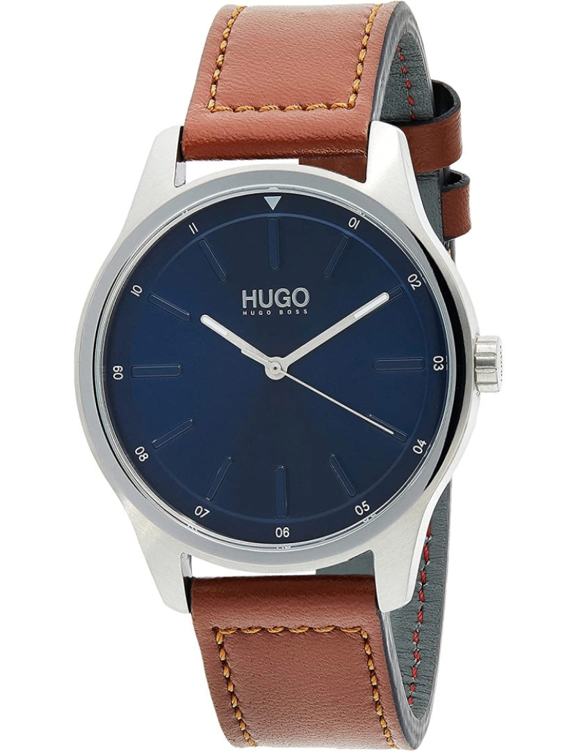 imagem de Relógio Hugo BossHUGO Quartzo Cássico Analógico Masculino Com Pulseira de Couro 15300292