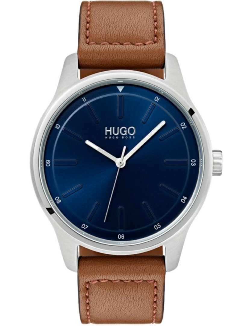 imagem de Relógio Hugo BossHUGO Quartzo Cássico Analógico Masculino Com Pulseira de Couro 15300293