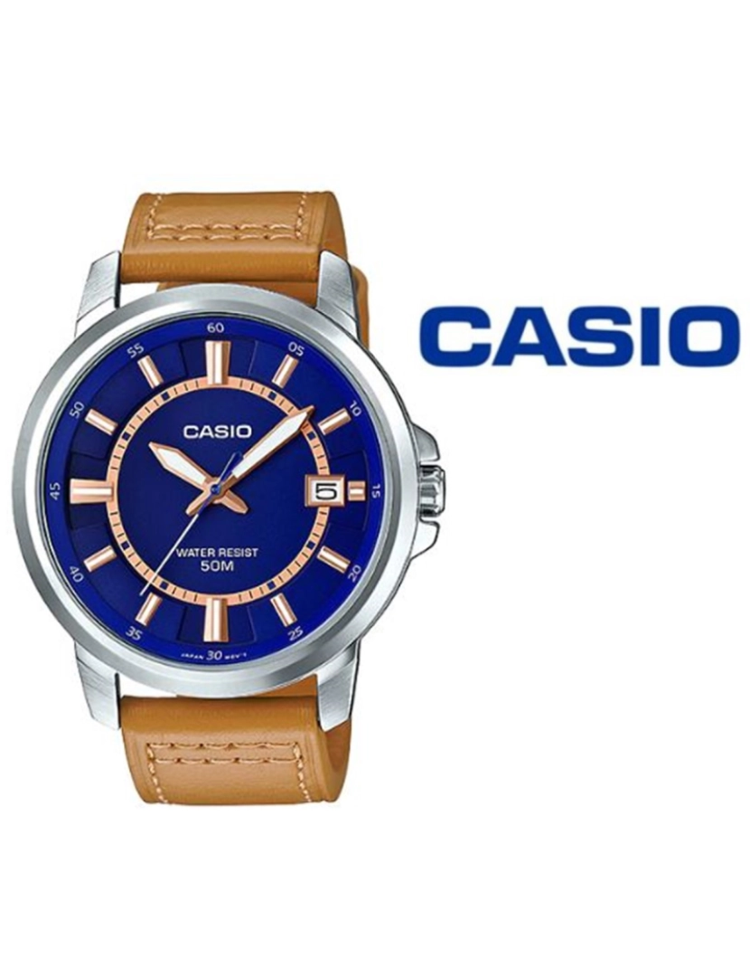 Casio - Relógio Casio MTP-E130L-2A2VDF