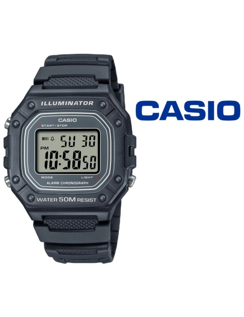 Casio - Relógio Casio W-218H-8AVEF