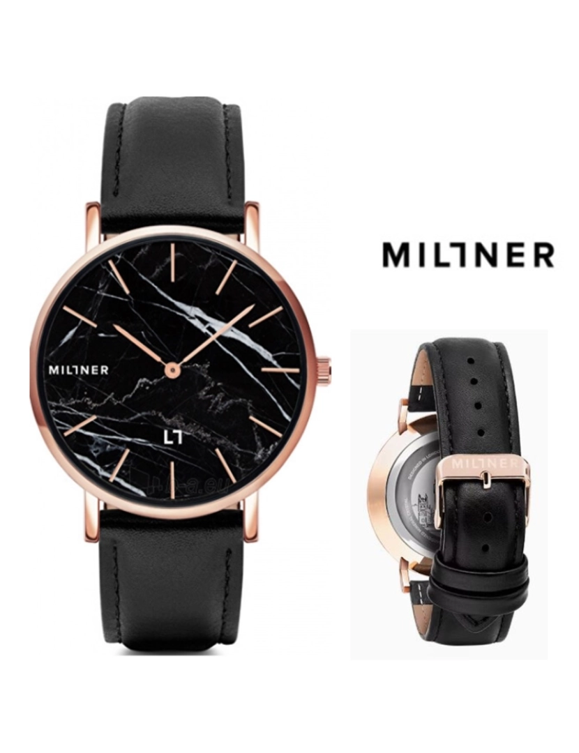 Millner - Relógio Millner STF 0010202 Camden Black 40mm