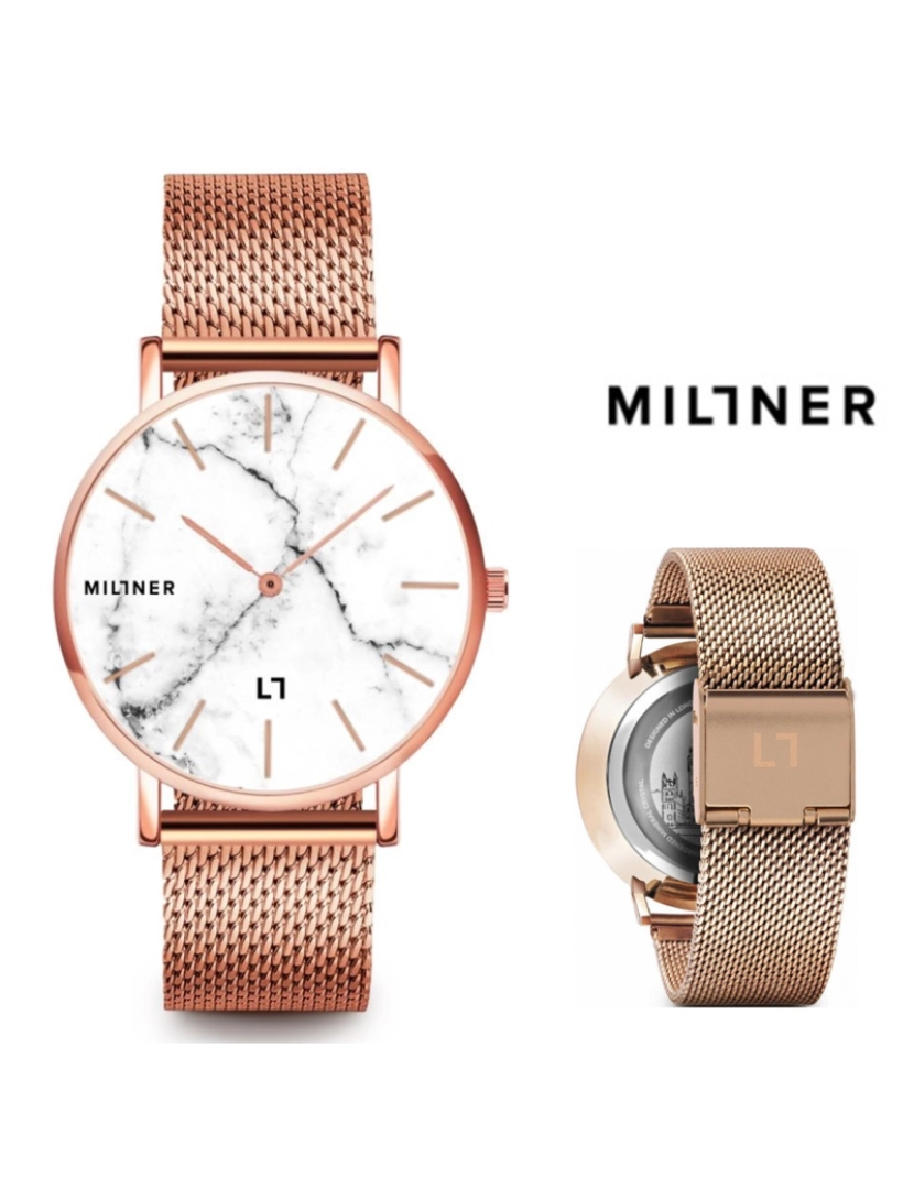 Millner - Relógio Millner STF 0010203 Camden Rose Gold 40mm